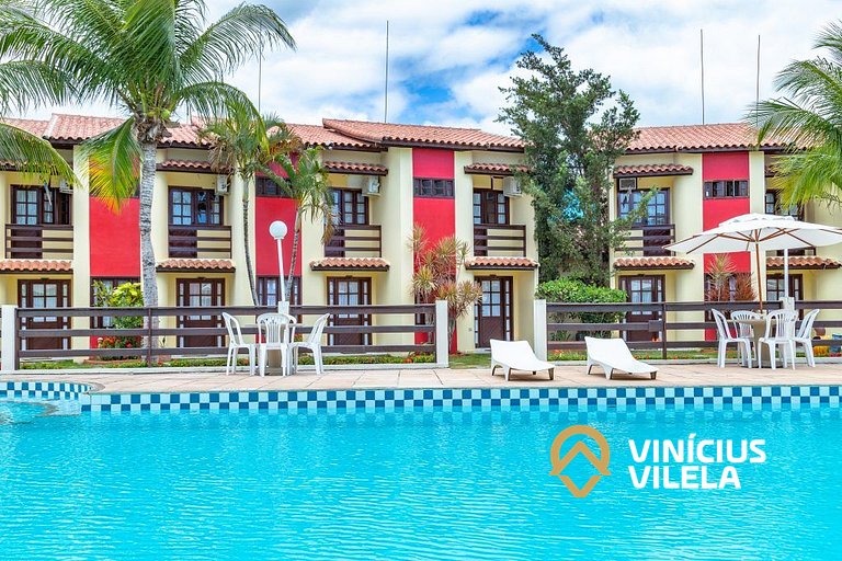 Casa com 3 suítes ambas ar condicionado e TV, internet exclu