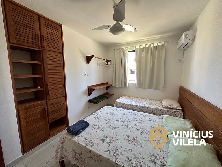 Apartamento pavimento superior com 2 quartos (todos com ar c