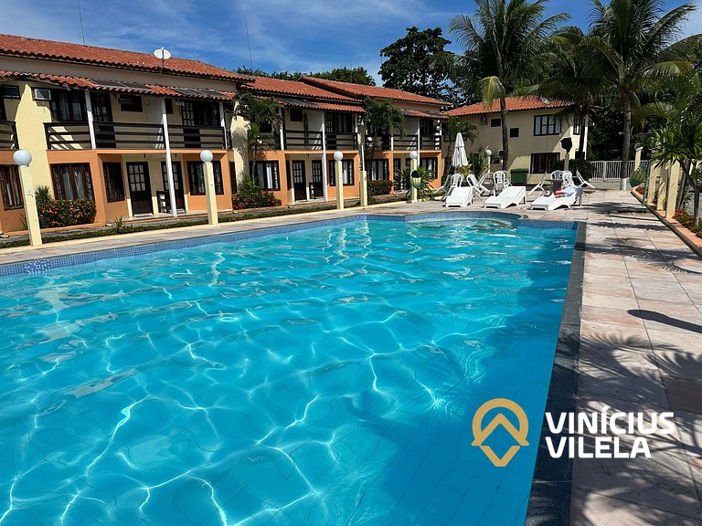 Casa com 2 suítes com ar, Net privativa 300MBPS.