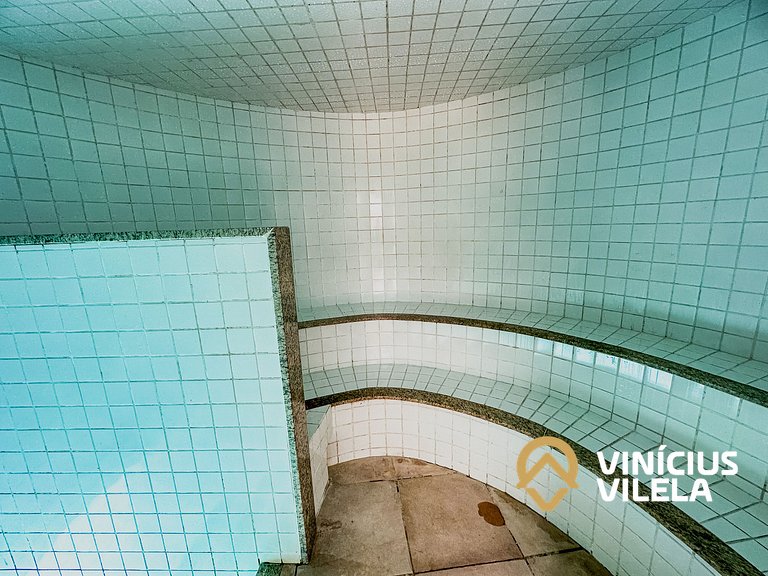 Taperapuã | Flat com Piscina e Sauna
