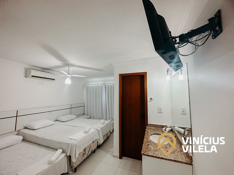 Casa com 2 suítes todas com ar condicionado e internet priva