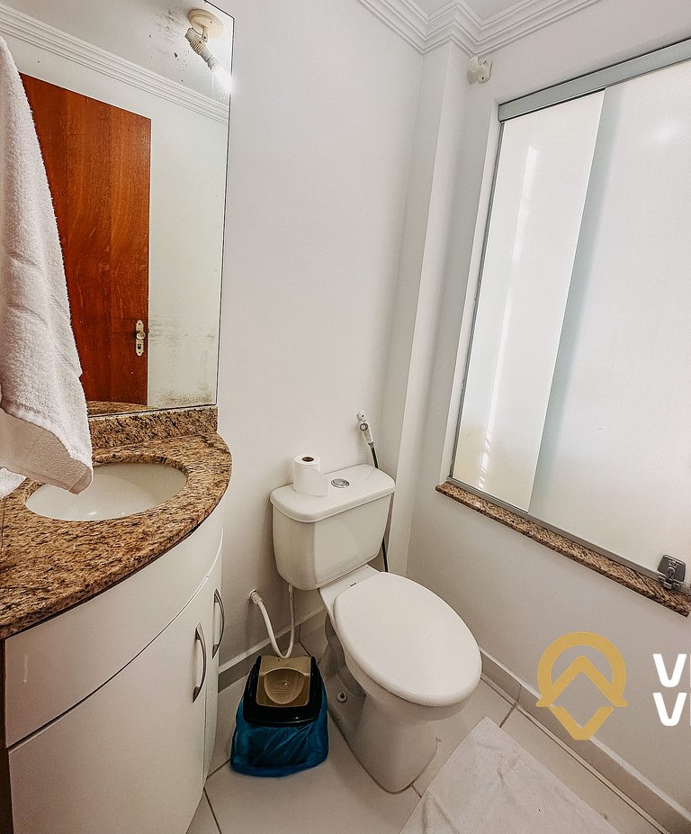Casa com 2 suítes todas com ar condicionado e internet priva