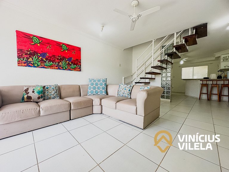Casa com 2 suítes todas com ar condicionado e internet priva