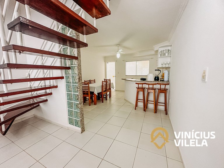 Casa com 2 suítes todas com ar condicionado e internet priva