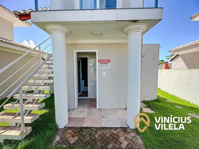 Casa toda climatizada com 2 suítes, gourmet privativo e inte