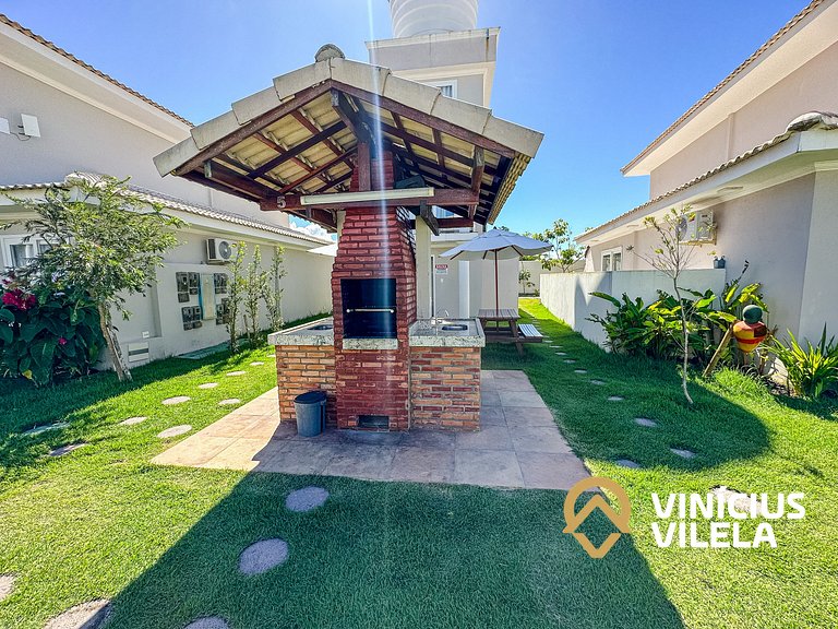 Casa toda climatizada com 2 suítes, gourmet privativo e inte