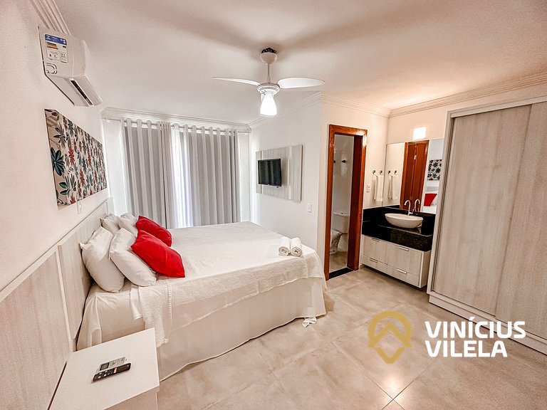 Casa toda climatizada com 2 suítes, gourmet privativo e inte