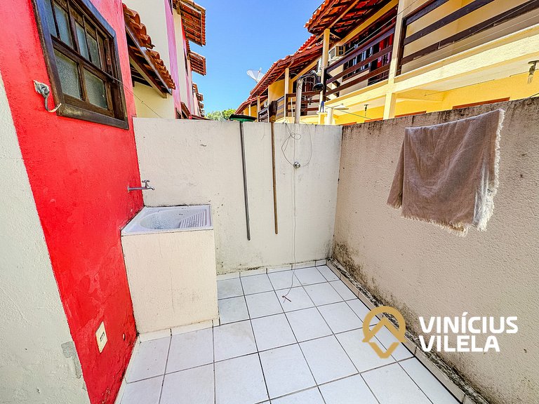 Casa com 2 suítes (todas com ar), churrasqueira e internet p