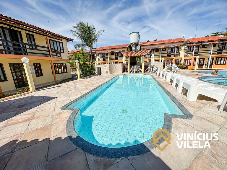 Casa com 2 suítes com ar, Net privativa 300MBPS.