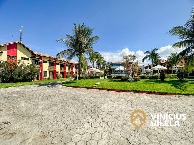 Casa com 3 Suites (todas com ar condicionado), internet priv