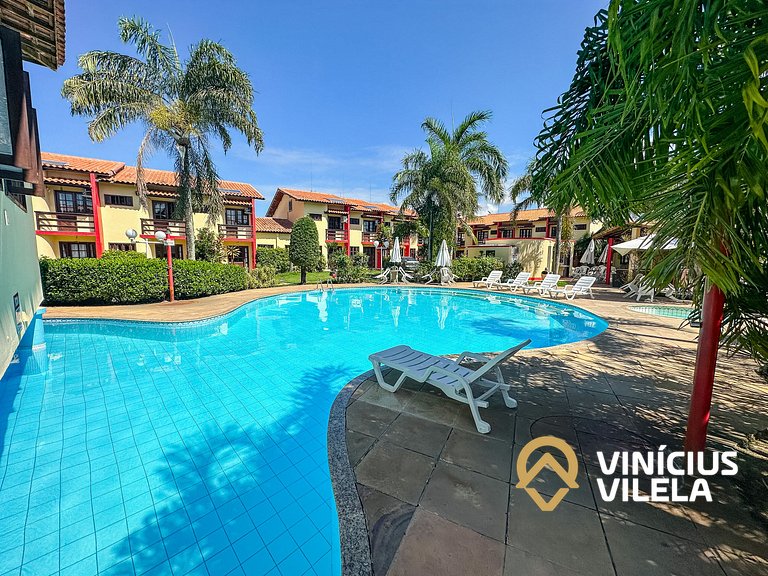Casa com 2 Suites (todas com ar condicionado), internet priv