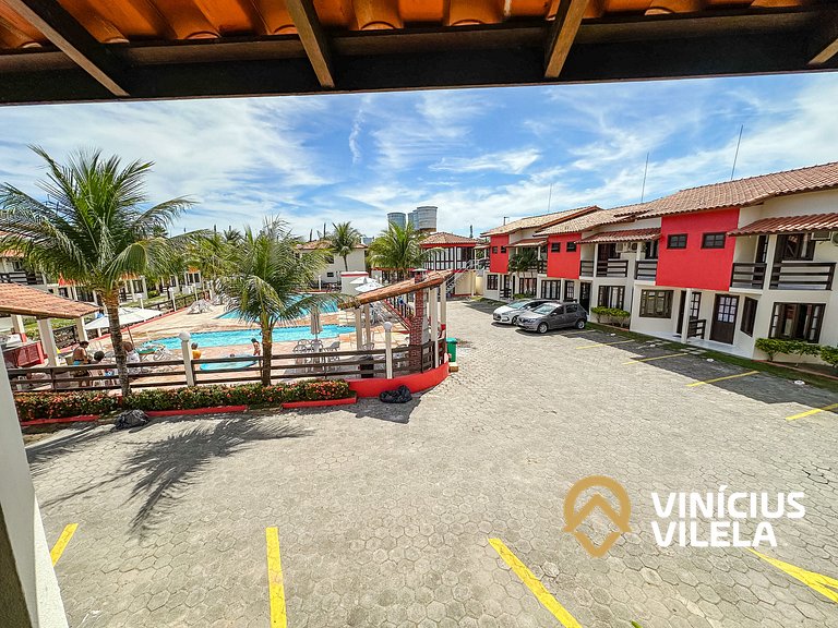 Casa com 3 suítes ambas com ar condicionado e TV, gourmet pr