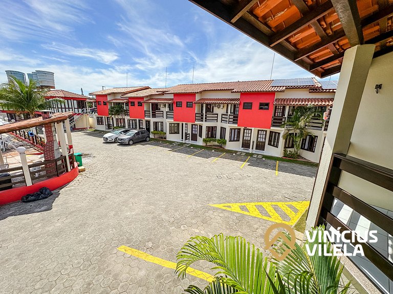 Casa com 3 suítes ambas com ar condicionado e TV, gourmet pr