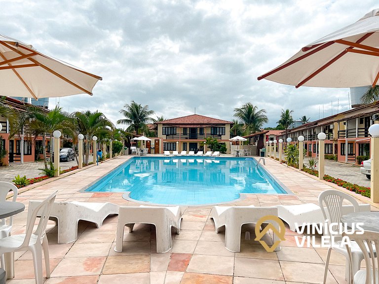 Casa com 2 suítes com ar, Net privativa 300MBPS.