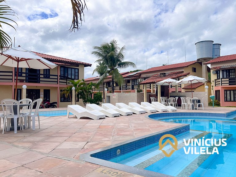 Casa com 2 suítes com ar, Net privativa 300MBPS.