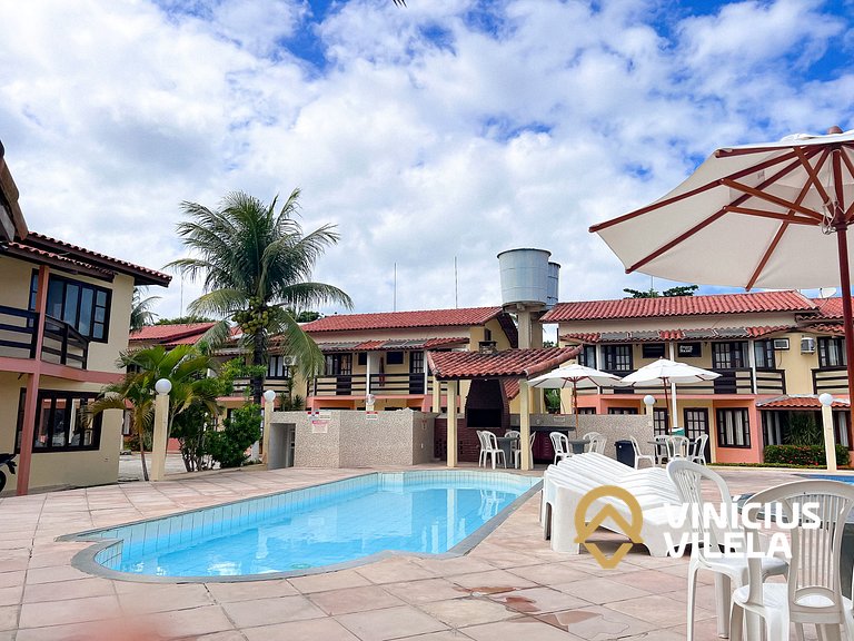 Casa com 2 suítes com ar, Net privativa 300MBPS.