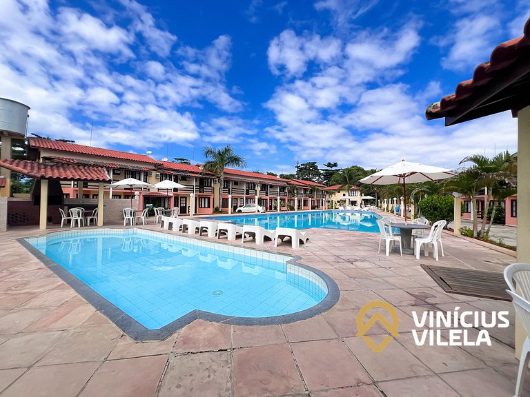 Casa com 2 suítes com ar, Net privativa 300MBPS.