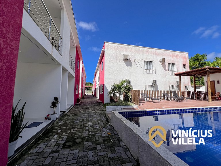 Apto 3 quartos sendo 1 suíte, mobilia de excelente padrão ac