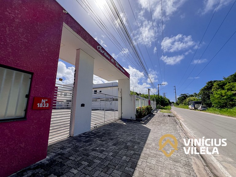 Apê pavimento superior com 3 quartos com ar condicionado, va