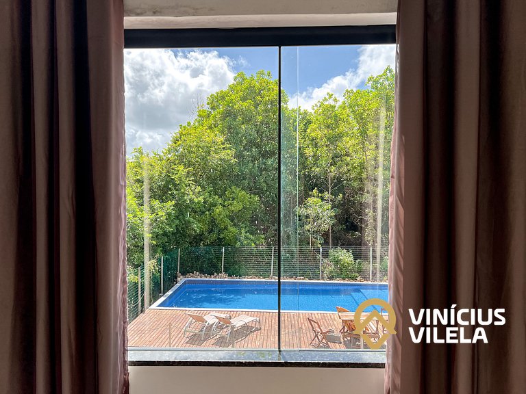 Apto 3 quartos sendo 1 suíte, mobilia de excelente padrão ac