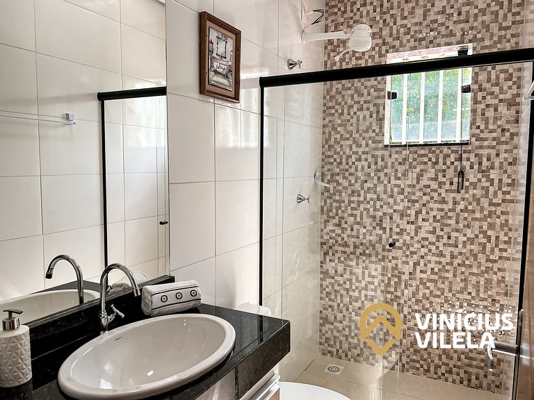 Apto 3 quartos sendo 1 suíte, mobilia de excelente padrão ac