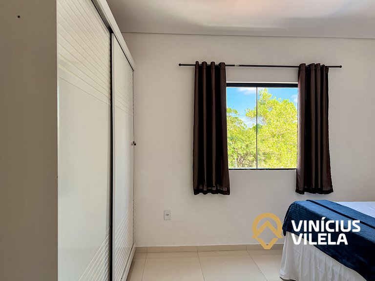 Apto 3 quartos sendo 1 suíte, mobilia de excelente padrão ac