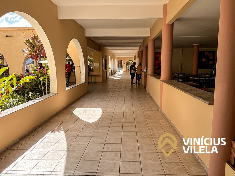 Suiíte com ar , frigobar proximo ao axé Moi