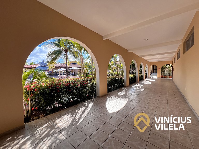 Suiíte com ar , frigobar proximo ao axé Moi