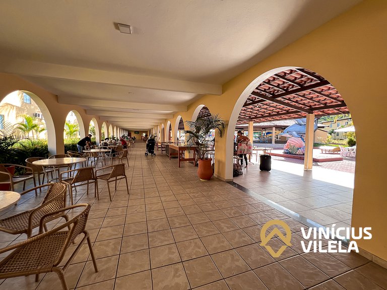 Suiíte com ar , frigobar proximo ao axé Moi