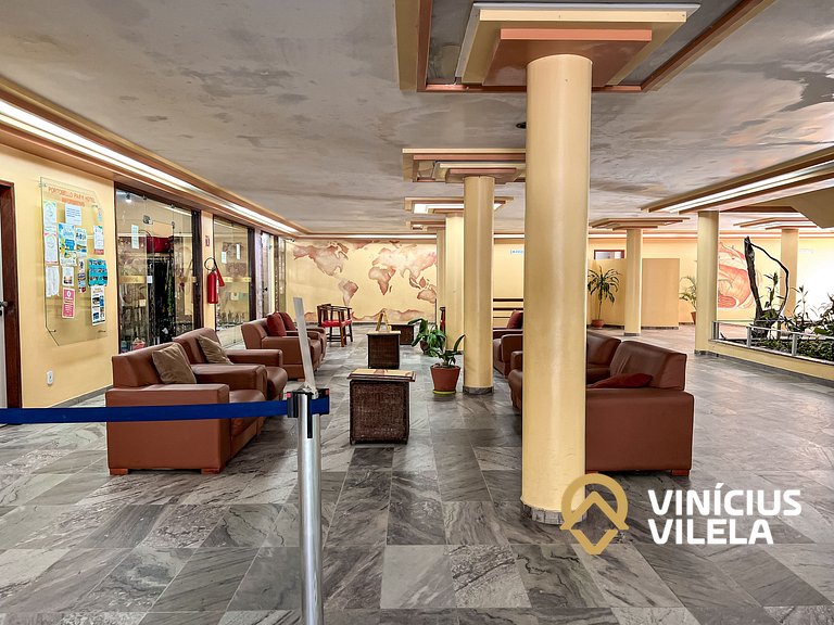 Suiíte com ar , frigobar proximo ao axé Moi