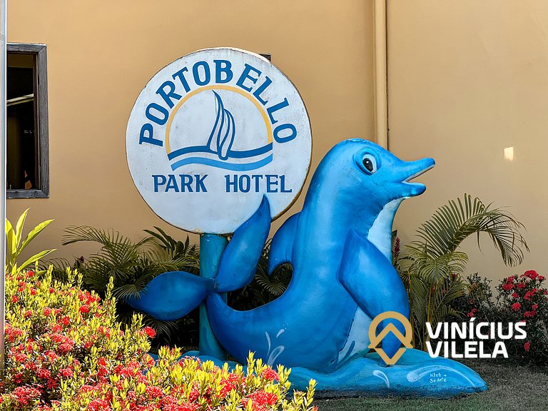 Suiíte com ar , frigobar proximo ao axé Moi