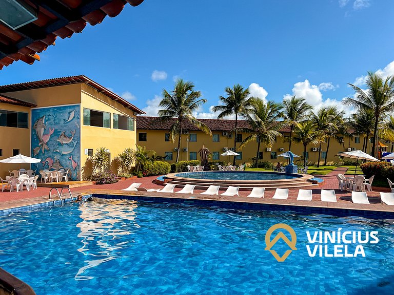 Suiíte com ar , frigobar proximo ao axé Moi