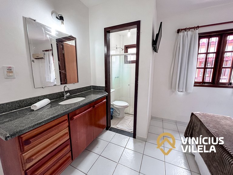 Casa com 2 suítes (todas com ar), internet privativa 300MBPS