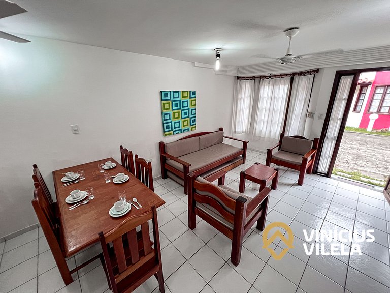Casa com 2 suítes (todas com ar), internet privativa 300MBPS