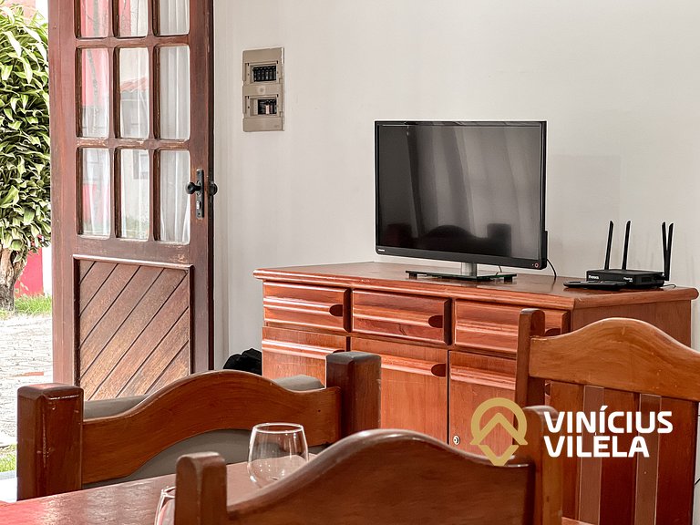 Casa com 2 suítes (todas com ar), internet privativa 300MBPS