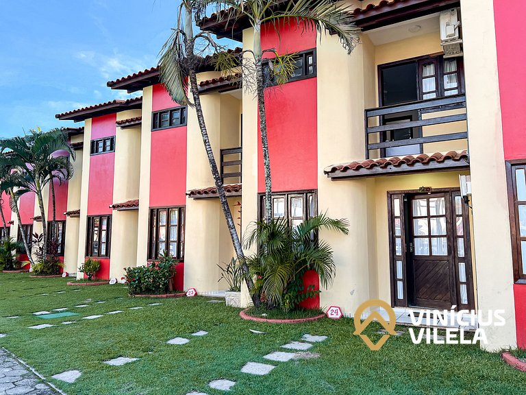 Casa Duplex com 3 Suítes, Ar-condicionado e Wi-Fi 300MBPS, a