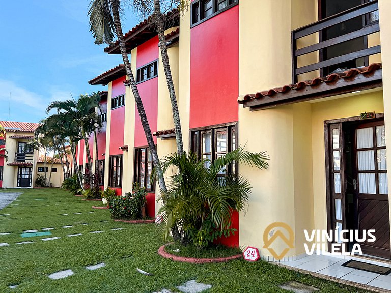 Casa Duplex com 3 Suítes, Ar-condicionado e Wi-Fi 300MBPS, a
