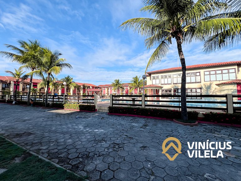 Casa com 3 suítes ambas ar condicionado e TV, internet exclu
