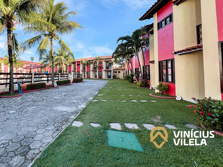 Casa com 3 suítes ambas ar condicionado e TV, internet exclu