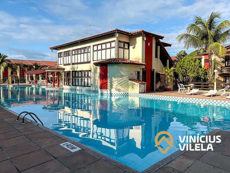 Casa com 3 suítes ambas ar condicionado e TV, internet exclu