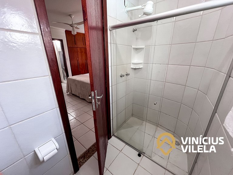 Casa com 3 suítes ambas ar condicionado e TV, internet exclu