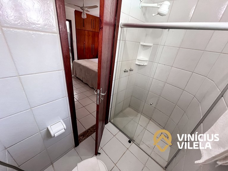 Casa com 3 suítes ambas ar condicionado e TV, internet exclu