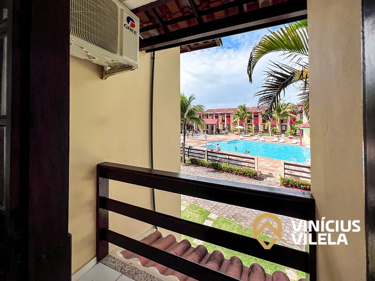 Casa com 3 suítes ambas ar condicionado e TV, internet exclu