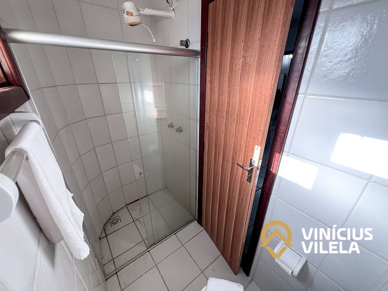 Casa com 3 suítes ambas ar condicionado e TV, internet exclu