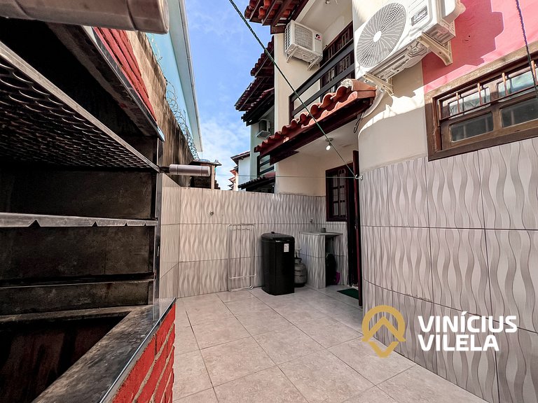 Casa Duplex com 3 Suítes, Ar-condicionado e Wi-Fi 300MBPS, a