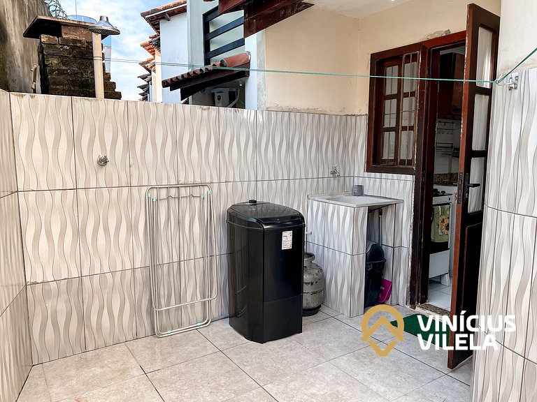 Casa com 3 suítes ambas ar condicionado e TV, internet exclu