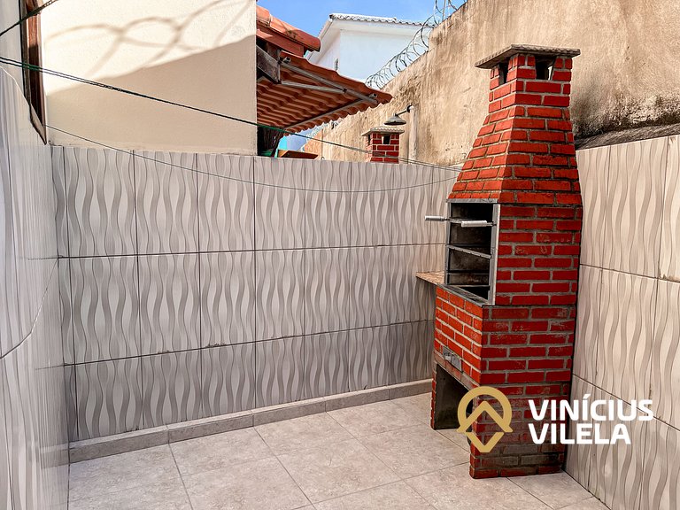 Casa com 3 suítes ambas ar condicionado e TV, internet exclu