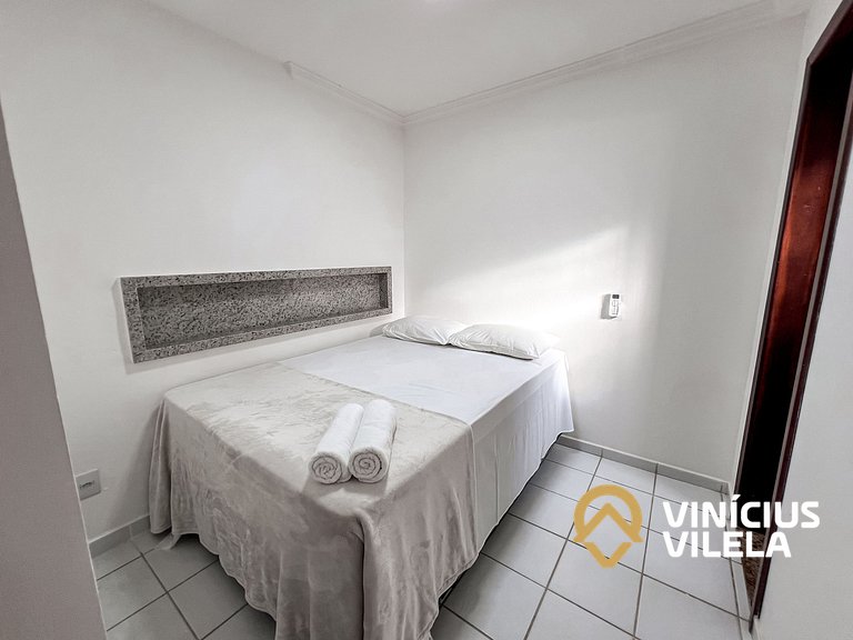 Casa com 3 suítes ambas ar condicionado e TV, internet exclu
