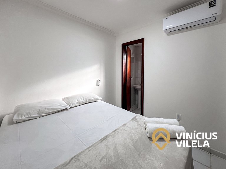 Casa com 3 suítes ambas ar condicionado e TV, internet exclu