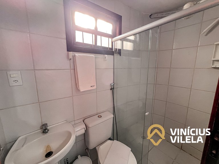 Casa com 3 suítes ambas ar condicionado e TV, internet exclu